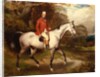 Portrait of Thomas Conolly, seated on a dappled grey hunter by William Osborne