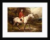 Portrait of Thomas Conolly, seated on a dappled grey hunter by William Osborne