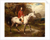 Portrait of Thomas Conolly, seated on a dappled grey hunter by William Osborne