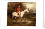 Portrait of Thomas Conolly, seated on a dappled grey hunter by William Osborne