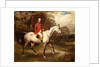 Portrait of Thomas Conolly, seated on a dappled grey hunter by William Osborne