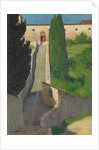 The Steps of the Convent of San Marco, Perugia, 1913 by Felix Edouard Vallotton