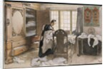 Karin by the Linen Cupboard, 1906 by Carl Larsson