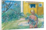 Girl with Apple Blossom, 1914 by Carl Larsson