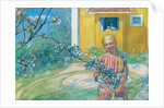 Girl with Apple Blossom, 1914 by Carl Larsson