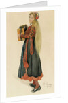 Lisbeth Playing the Accordian, 1909 by Carl Larsson
