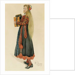 Lisbeth Playing the Accordian, 1909 by Carl Larsson