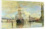 The Seine at Rouen, 1872 by Claude Monet