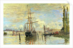 The Seine at Rouen, 1872 by Claude Monet