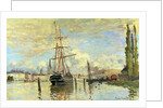 The Seine at Rouen, 1872 by Claude Monet