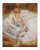 Ballerina Reading Le Figaro, c.1885 by Henri Gervex