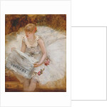 Ballerina Reading Le Figaro, c.1885 by Henri Gervex