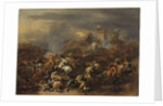 The Battle between Alexander and Porus by Nicolaes Pietersz. Berchem