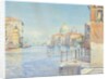 The Gran Canal, Venice, with the Santa Maria della Salute, 1910 by Gunnar Widforss