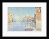 The Gran Canal, Venice, with the Santa Maria della Salute, 1910 by Gunnar Widforss