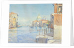 The Gran Canal, Venice, with the Santa Maria della Salute, 1910 by Gunnar Widforss