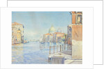 The Gran Canal, Venice, with the Santa Maria della Salute, 1910 by Gunnar Widforss