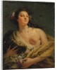 Portrait of a lady as Flora by Giovanni Battista (1696-1770) Tiepolo