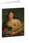 Portrait of a lady as Flora by Giovanni Battista (1696-1770) Tiepolo