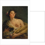 Portrait of a lady as Flora by Giovanni Battista (1696-1770) Tiepolo