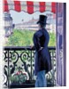 Man on a balcony, Boulevard Haussmann, 1880 by Gustave Caillebotte