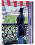 Man on a balcony, Boulevard Haussmann, 1880 by Gustave Caillebotte