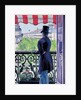 Man on a balcony, Boulevard Haussmann, 1880 by Gustave Caillebotte
