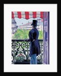 Man on a balcony, Boulevard Haussmann, 1880 by Gustave Caillebotte