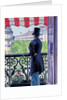 Man on a balcony, Boulevard Haussmann, 1880 by Gustave Caillebotte