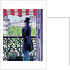 Man on a balcony, Boulevard Haussmann, 1880 by Gustave Caillebotte