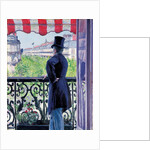 Man on a balcony, Boulevard Haussmann, 1880 by Gustave Caillebotte
