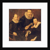 Group portrait of three gentlemen by Thomas de Keyser