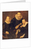Group portrait of three gentlemen by Thomas de Keyser