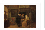 A doctor visiting a sick woman by Quiringh Gerritsz. van Brekelenkam