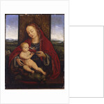 The Madonna and Child enthroned by Cornelis van (after) Cleve