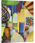 In the Bazaar, 1914 by August Macke