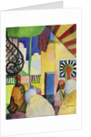 In the Bazaar, 1914 by August Macke
