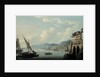 The Coast of Genoa, with the Lighthouse by John Thomas Serres