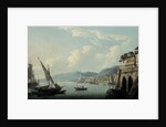 The Coast of Genoa, with the Lighthouse by John Thomas Serres