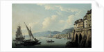 The Coast of Genoa, with the Lighthouse by John Thomas Serres