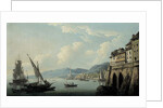 The Coast of Genoa, with the Lighthouse by John Thomas Serres