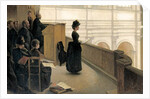 The Rehearsal in the Choir Loft by Henri Lerolle