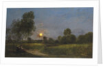 Moonrise, 1887 by Charles Francois Daubigny