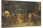 A Procession, c.1880 by Adolphe Joseph Thomas Monticelli