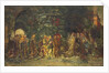 A Procession, c.1880 by Adolphe Joseph Thomas Monticelli