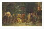 A Procession, c.1880 by Adolphe Joseph Thomas Monticelli