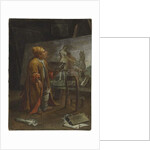 Paolo de Matteis in His Studio by Pier Leone Ghezzi