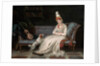 Portrait of Elizabeth, Lady Webster, later Lady Holland, in a white dress with her spaniel Pierrot, c.1795 by Louis Gauffier