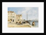 View of the Zattere dock, Venice by Jacques Guiaud
