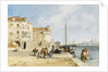 View of the Zattere dock, Venice by Jacques Guiaud